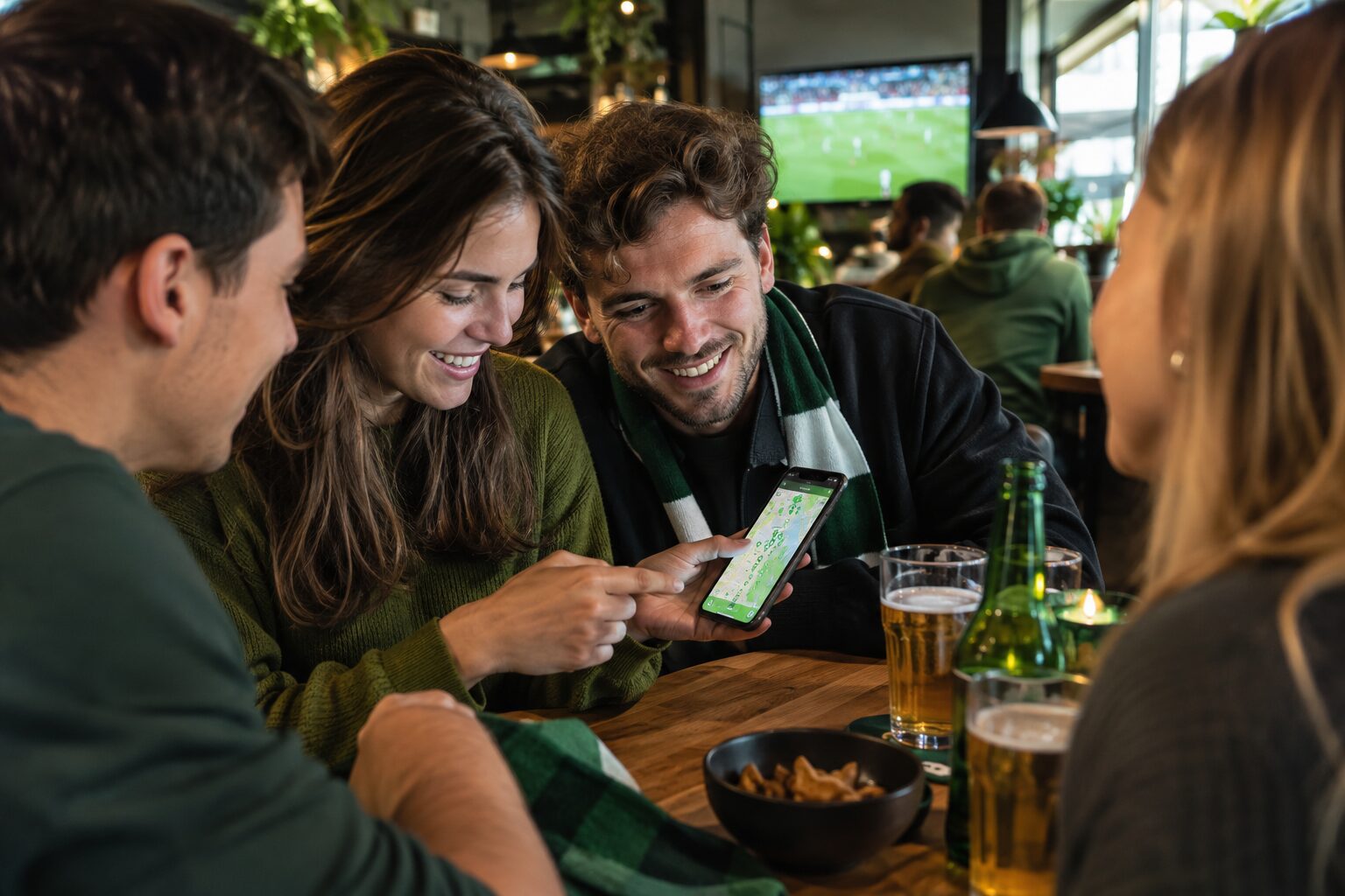 Ballie Maps: vind je wedstrijd in een café bij jou in de buurt