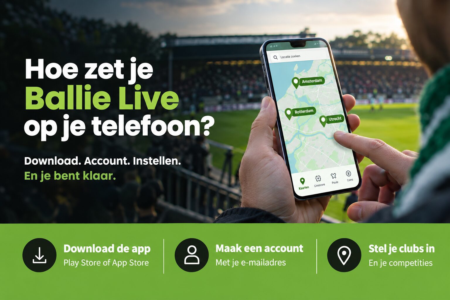 Hoe zet je Ballie Live op je telefoon?